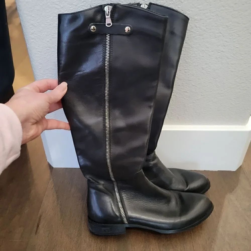 Phisique de Femme leather riding boots 38 8